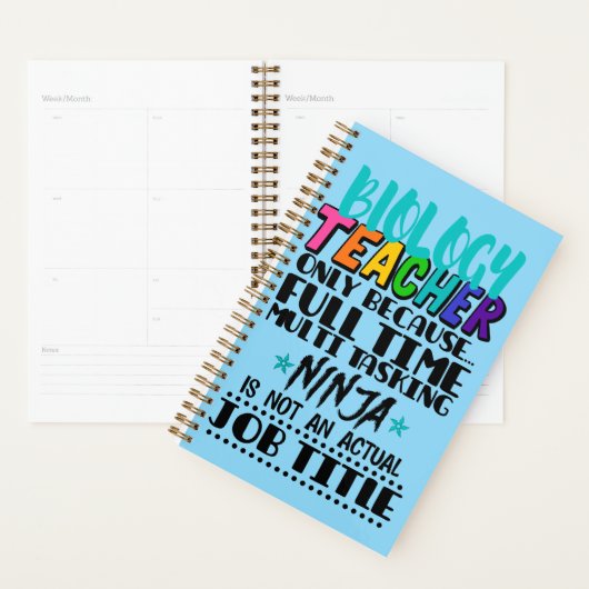 Alleen biologie-leraar omdat fulltime multi planner (Display)