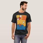 Alleen blokflesjes t-shirt (Voorkant volledig)