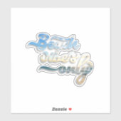 Alleen blokfluitjes sticker (Vel)