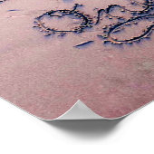 Alleen blokjes en zand poster (Hoek)