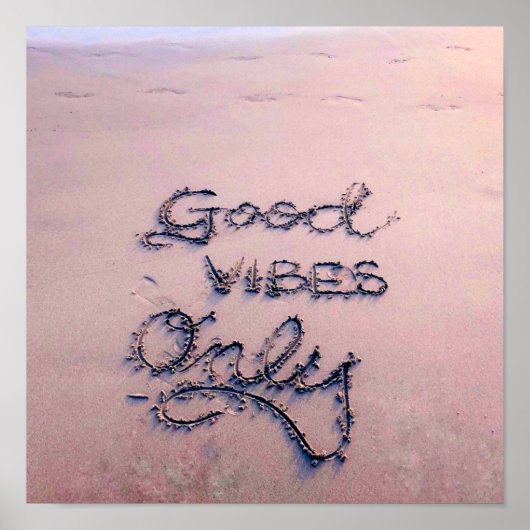 Alleen blokjes en zand poster (Voorkant)