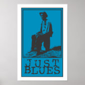Alleen Blues Bluesman Poster (Voorkant)