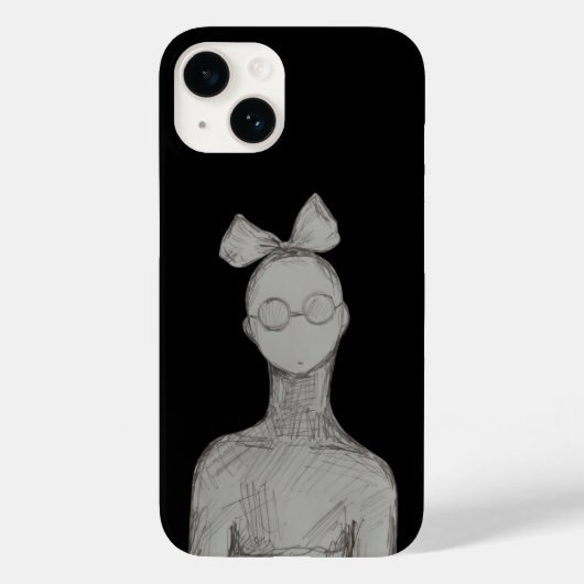 Alleen boog met zonnebrillen om Hoesje-Mate iPhon Case-Mate iPhone Case (Achterkant)