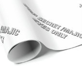 Alleen bovenste geheim/Majic Eyes Cadeaupapier (Rol Hoek)