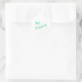 Alleen Breathe Sticker (Tas)