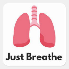 Alleen Breathe Sticker