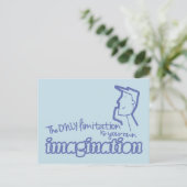 Alleen briefkaart met beperking van de verbeelding (Staand voorkant)