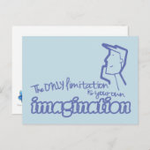 Alleen briefkaart met beperking van de verbeelding (Voorkant / Achterkant)