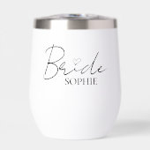 Alleen bruid-vibes | Aangepaste naam in elegant sc (Voorkant)