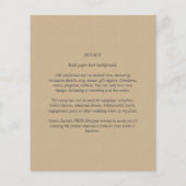 Alleen budgetzwart-wit kleurentypografie (Achterkant)