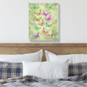 Alleen Butterflies Canvas Afdruk (Insitu (Slaapkamer))