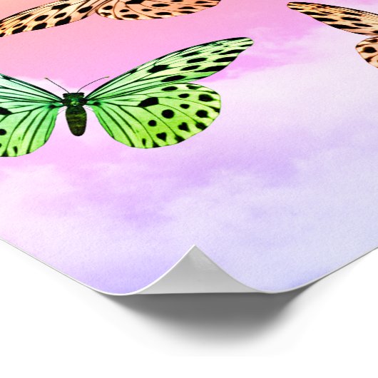 Alleen Butterflies Poster (Hoek)