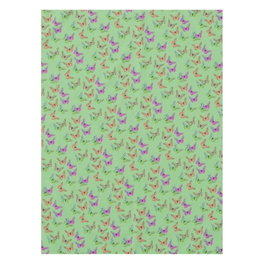 Alleen Butterflies Tafelkleed (Voorkant)