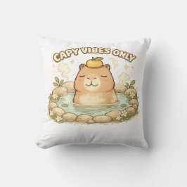 Alleen Capy Vibes Schattige Kawaii Capibara Kussen
