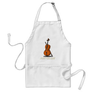 Alleen Cellist Performance Music Cello Standaard Schort