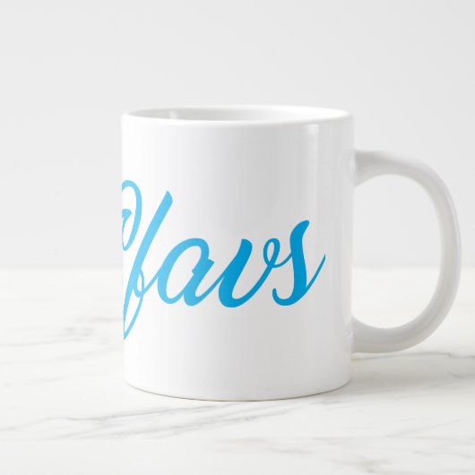 Alleen CFAV enorm Grote Koffiekop (Rechts)