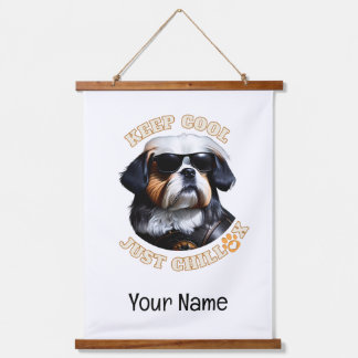 Alleen Chillax. Aangepast 26 x 36-inch verticaal Hangend Wandkleed