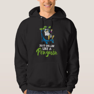 alleen chillen zoals pinguïns kleding peuter pingu hoodie