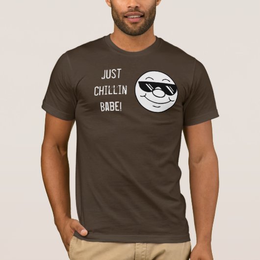 Alleen Chillin Babe T-shirt (Voorkant)