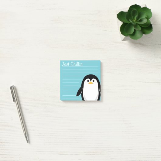 Alleen Chillin Baby Penguin Post-it® Notes (Kantoor)