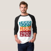 Alleen cijfers t-shirt (Voorkant volledig)