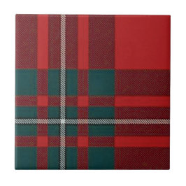 alleen Clan Gregor Trivit/Tile Tartan Tegeltje