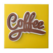 Alleen Coffee. ☕️ Tegeltje (Voorkant)