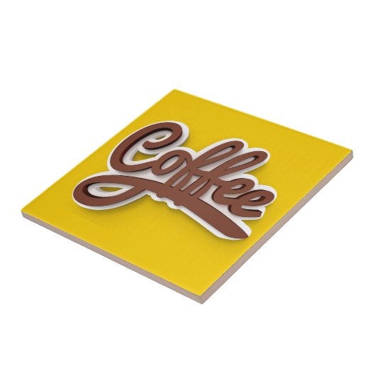 Alleen Coffee. ☕️ Tegeltje (Zijkant)