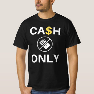 Alleen contant geld. - Funny Taxi Quote T-shirt