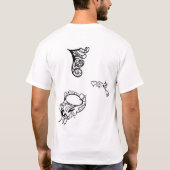 Alleen contouren t-shirt (Achterkant)