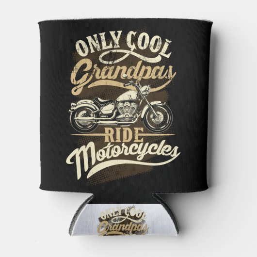 Alleen Cool GrandPas Ride Motorcycli Funny Gift Blikjeskoeler (Voorkant)