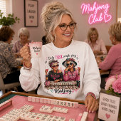 Alleen Coole Mensen Spelen Mahjong Trui