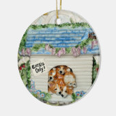"Alleen Corgis!" ornament (Links)