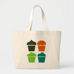 Alleen Cupcakes Grote Tote Bag