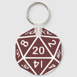 Alleen D20 Sleutelhanger