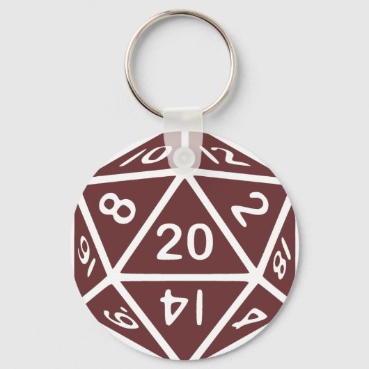 Alleen D20 Sleutelhanger (Voorkant)