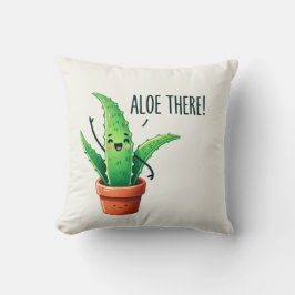 Alleen daar! Schattige Aloë Vera Plant Sierkussen