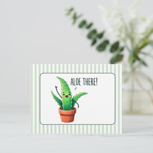 Alleen daar! Wenskaart Briefkaart (Staand voorkant)