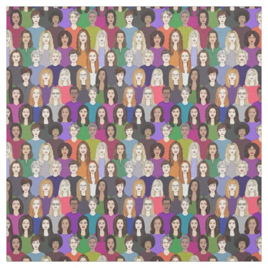 alleen dames & feministen stof (Swatch)