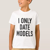 Alleen datummodellen t-shirt (Voorkant)