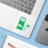 Alleen de aangepaste vinylSticker opladen Sticker (Laptop met iPhone)