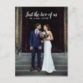 Alleen de aankondiging van het huwelijk van ons. (Voorkant)