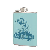 Alleen de aquawaterkolf van de visser heupfles (Links)