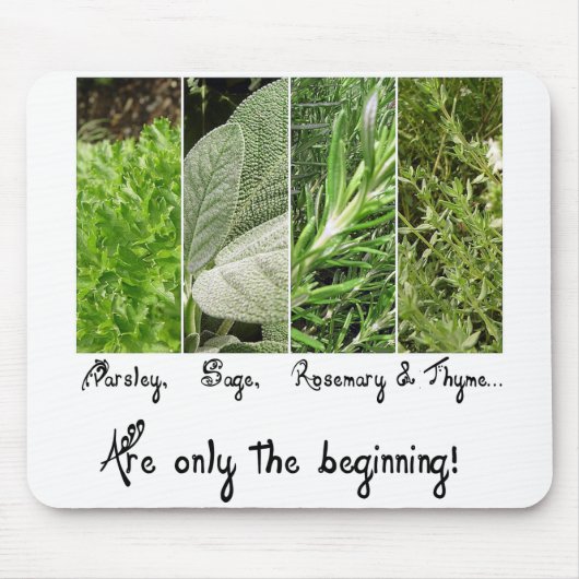 Alleen de beginmousepad muismat (Voorkant)