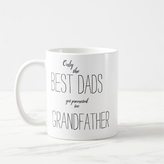 alleen de beste dads worden naar grootvader geprom koffiemok (Links)