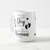 Alleen de beste Dog Dads Zwangerschap onthullen pa Koffiemok (Voorkant links)