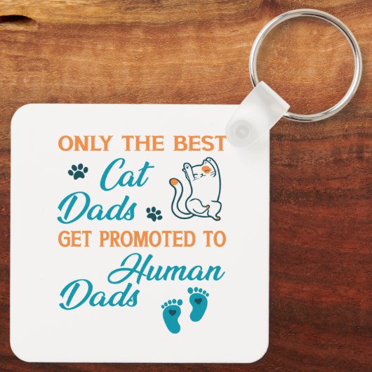 Alleen de beste kat-advertenties worden gepromoot  sleutelhanger (Achterkant)