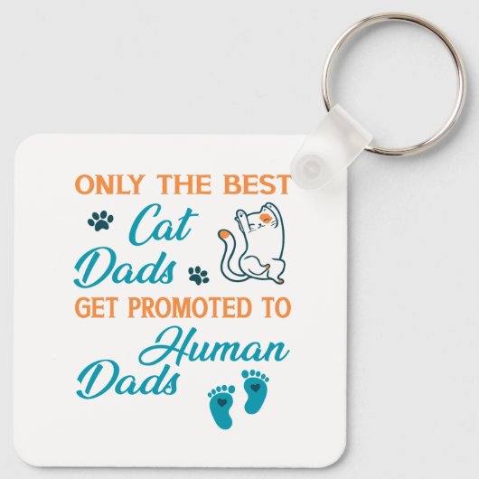 Alleen de beste kat-advertenties worden gepromoot  sleutelhanger (Achterkant)