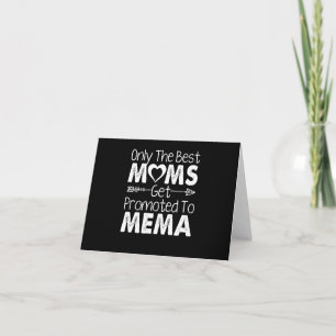 Alleen de beste Moms worden gepromoot naar Mema Kaart