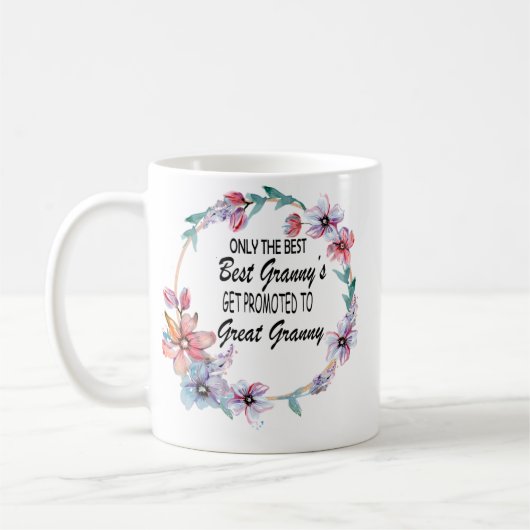 Alleen de beste oma wordt gepromoot tot grootschal koffiemok (Links)